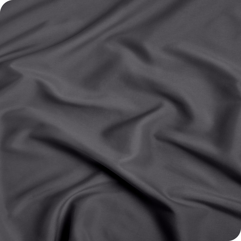Drap-housse en microfibre, Drap-housse court pour grand lit, Forged Iron Grey
