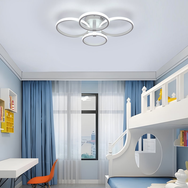 Daizjah 4-Light LED Flush Mount Ceiling Light