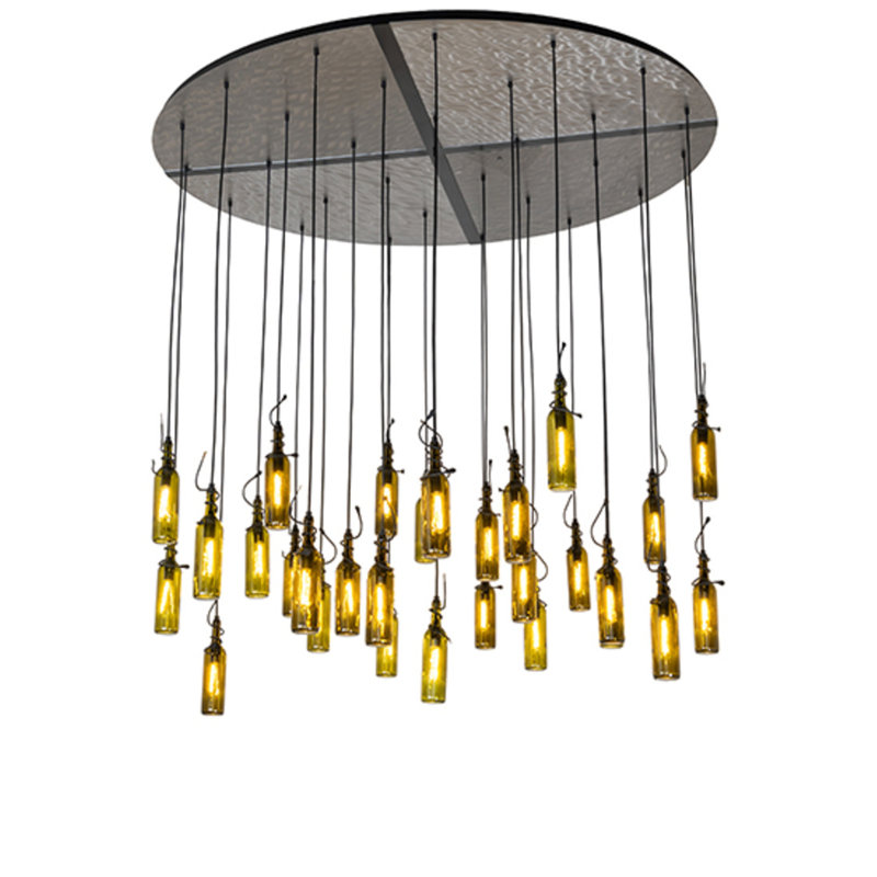 Luminaire suspendu en cascade 30 lumières 72 "Tuscan Vineyard