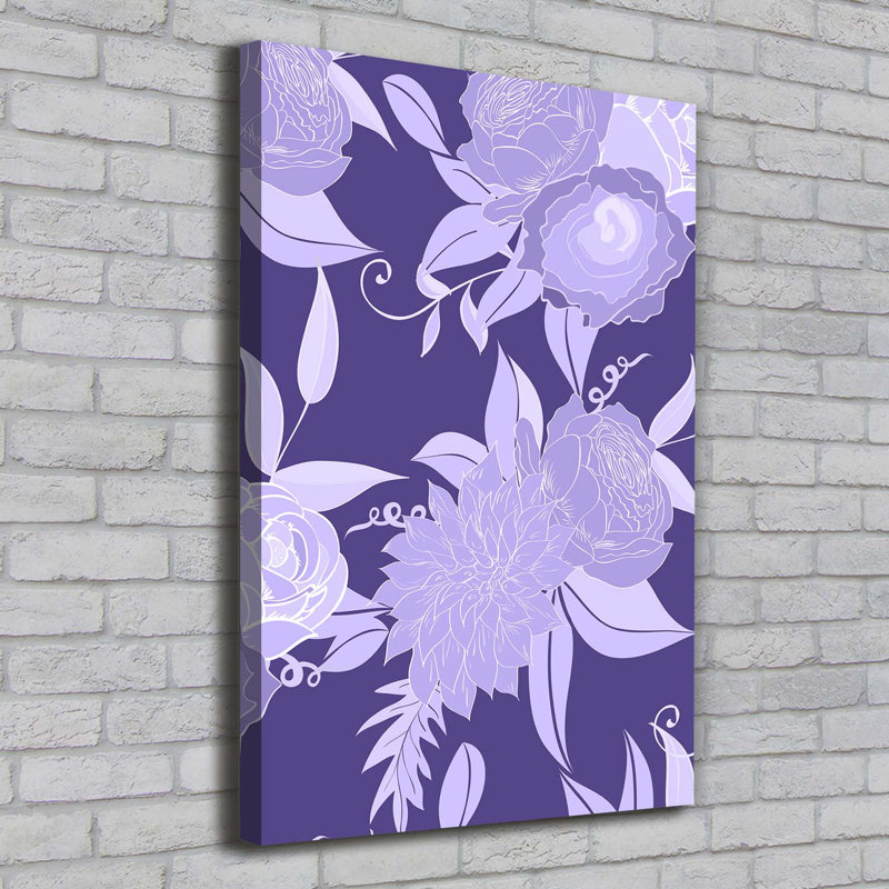 Floral Pattern - Wrapped Canvas Print