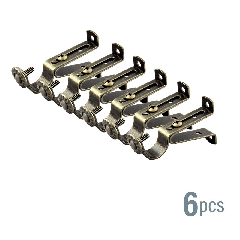 Arledge Steel Mounting Bracket, Antique Brass