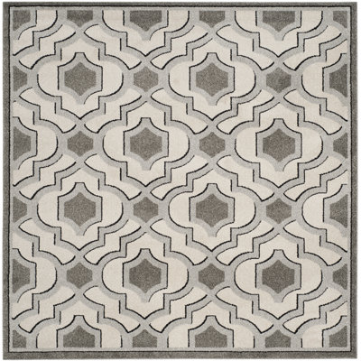 Ammundsen Geometric Ivory/Gray Area Rug