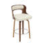 Tabourets de bar pivotants en similicuir-681070438-684574581