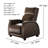 Venus Zero Gravity Leather Recliner-50481521-50481158