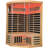 Double Capacity Sauna Room with Canadian Hemlock