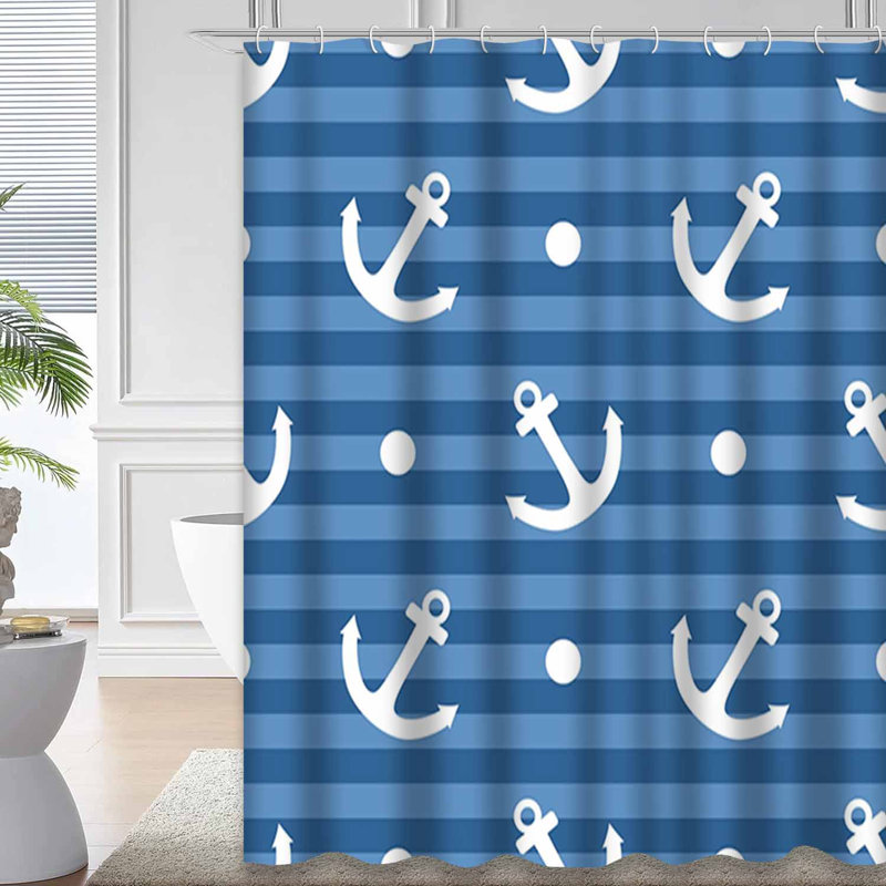Rideau de douche Tile Sailor, 72" L x 72" W