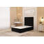 Asterin Divan Bed Base with 54" Floor Standing Headboard Plush Velvet-902508419-902508422-901826483