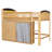 Twin Size Loft Bed-250591728