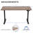 VIVO 55" x 24" Electric Sit Stand Desk, Height Adjustable Workstation (E155TB series)-1007576624