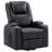 Neruda Upholstered Power Lift Massage Recliner Black-1858098516