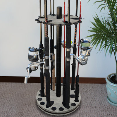 24 Round Rod Rack W/Extension Post