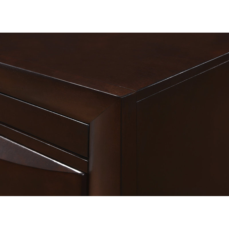 6 Piece Bedroom Set, Dark Cherry, Queen