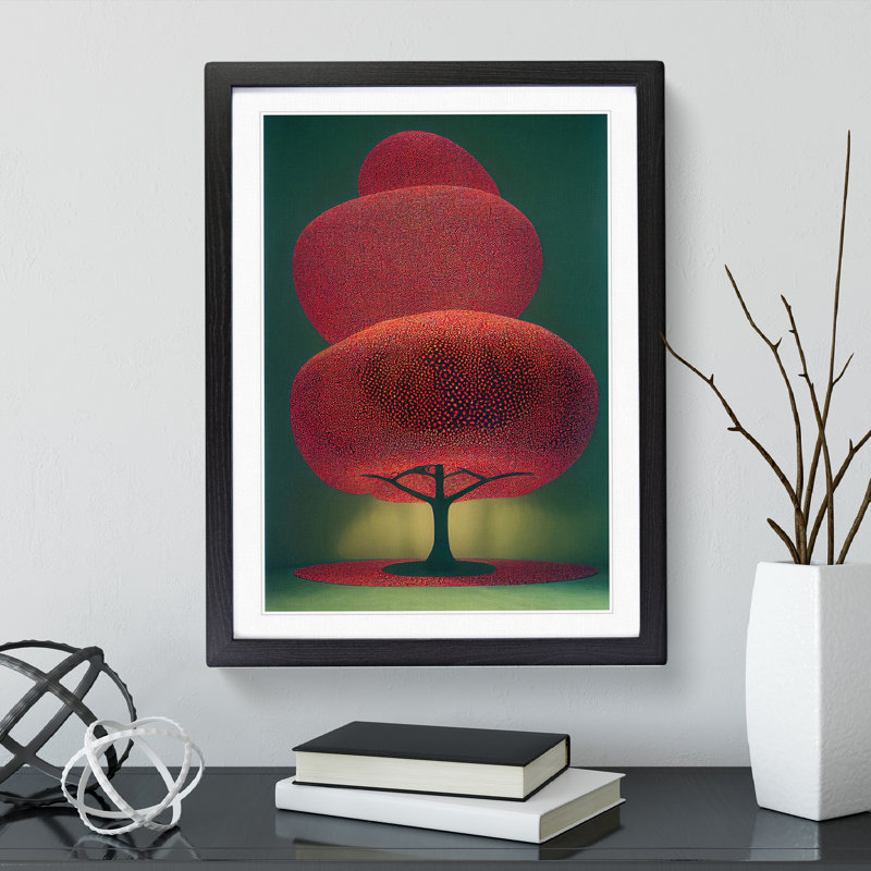 Unbelievable Tree - Single Picture Frame Print, 64cm H x 46cm W x 2cm D, Black Framed