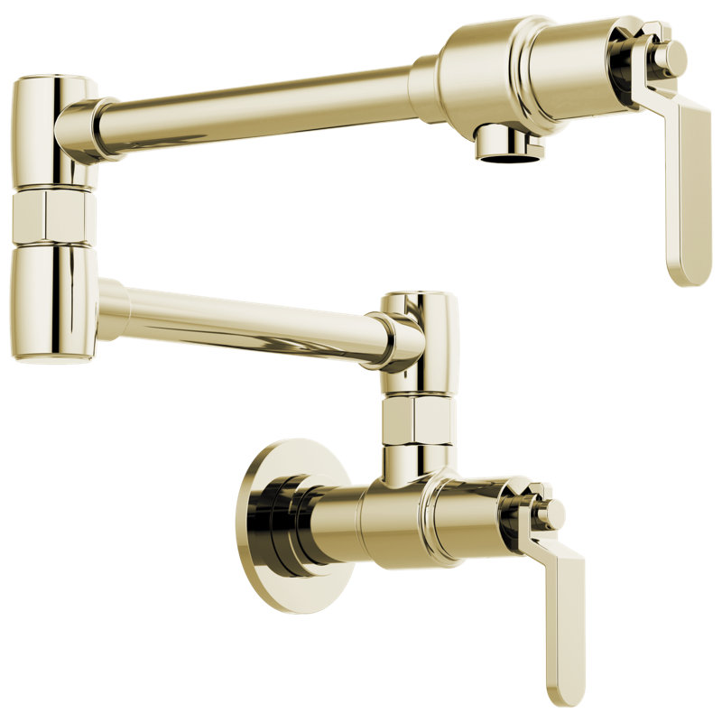 Litze® Wall Mount Pot Filler, Polished Nickel