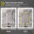 Amirie Rectangular Bathroom Led Mirror Backlit Touch Switch Dimmable 3CCT Anti-fog-89231565