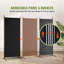 Smiths 89.8'' W x 72.4'' H 3 - Panel Folding Room Divider-1987895366