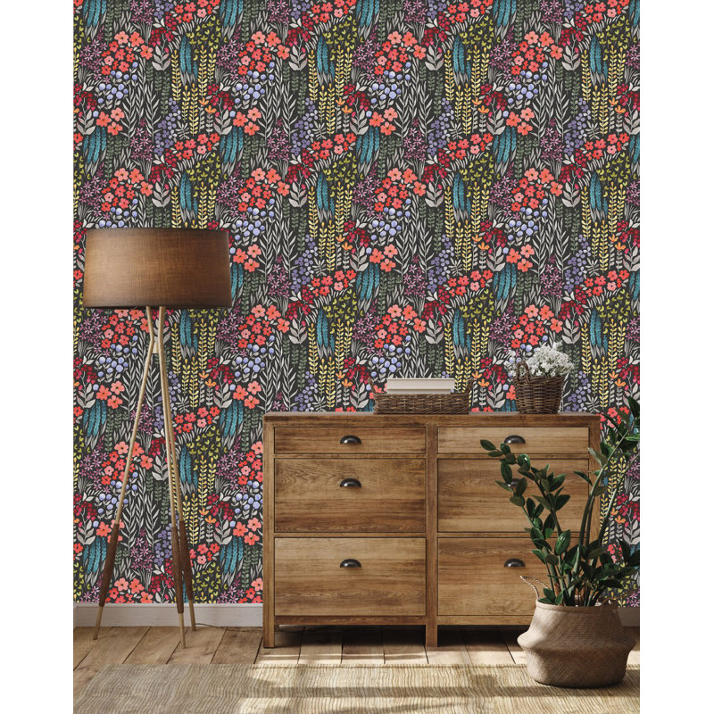 Floral Tile, 2.08' W x 10.42' L