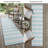 8' Runner Sky Blue Striped Washable Non Skid Indoor Outdoor Runner Rug