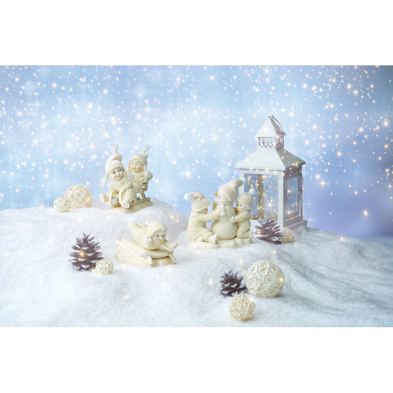 Figurine 3,5 pouces Snowbabies Snow Fun Down the Hill We Go Sledding