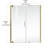 58.5" W x 72" H Pivot Frameless Shower Door-85752679