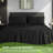 6 Pieces Bamboo Cooling Bed Sheets Set - 16" Deep Pockets-99332304-99332305