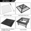 Square Steel Smokeless Fire Pit