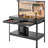 47'' W Steel Top Workbench with Pegboard