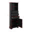 Armoire de rangement moderne avec 3 tiroirs et tablettes réglables-114234586