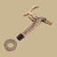 Robinet de robinet de jardin en laiton antique Lupin