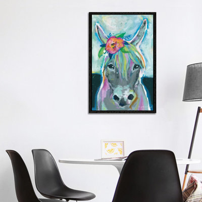 Sweet Donkey by Jessica Mingo - Painting on Canvas