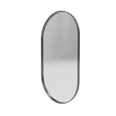 Jerhonda Metal Flat Wall Mirror
