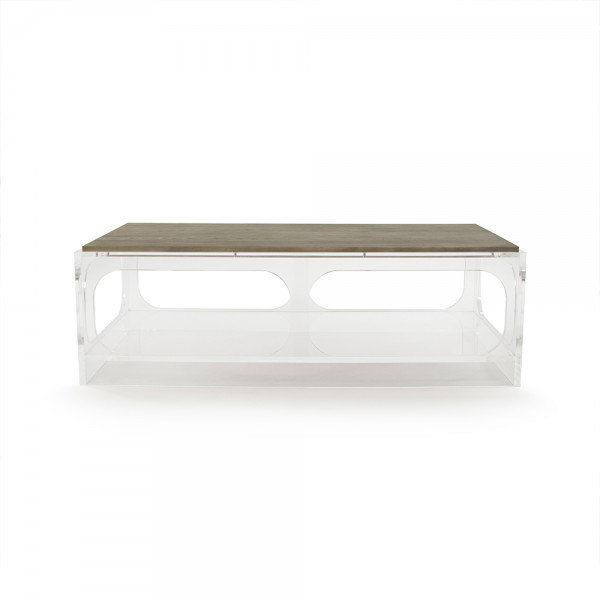 Alec Solid Wood Top Coffee Table