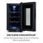 Klarstein Single Zone 26cm Freestanding 8 Bottle Wine Refrigerator