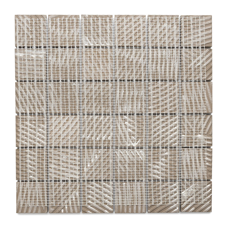 Opera 2" x 2" Porcelain Grid Mosaic Wall & Floor Tile, Blue
