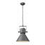 Luminaire suspendu 1 lumière à cône simple Tindell-361743362