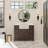 Yorkshire 42'' Single Bathroom Vanity with Engineered Stone Top-195324524