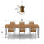 Luminaire suspendu en métal doré 11,75 "Jiles