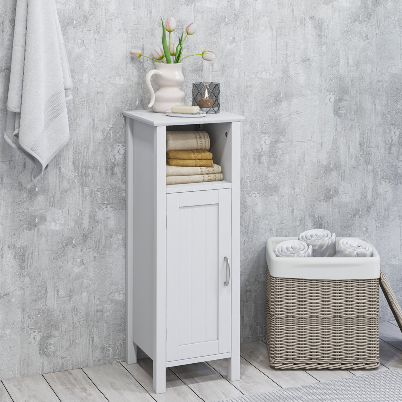 Armoire à linge autoportante en bois manufacturé