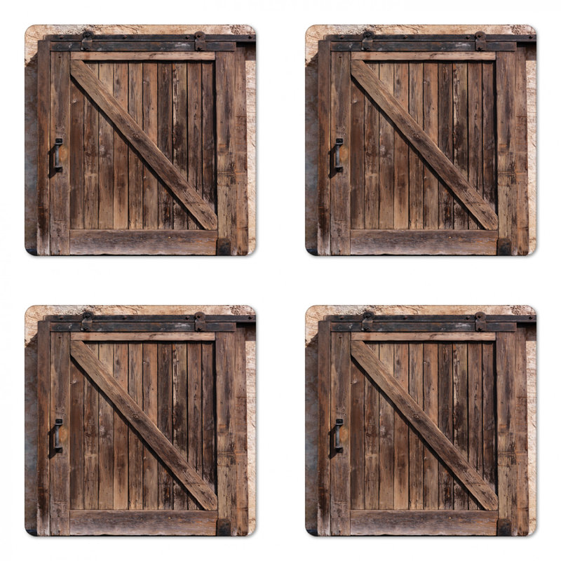 Square 4 Piece Coaster Set