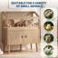 Grande cage pour petits animaux, armoire de rangement en bois