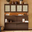 Lit escamotable simple avec armoire supérieure, lit pliable peu encombrant avec lumière et USB, espresso-1725132958
