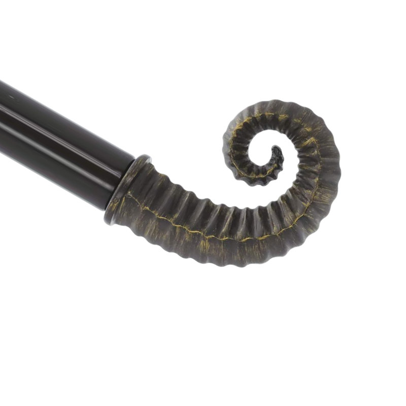 Tringle à rideaux simple réglable 1 po Bax, H 1 po x l 84 po x P 7 po, Bronze/Doré