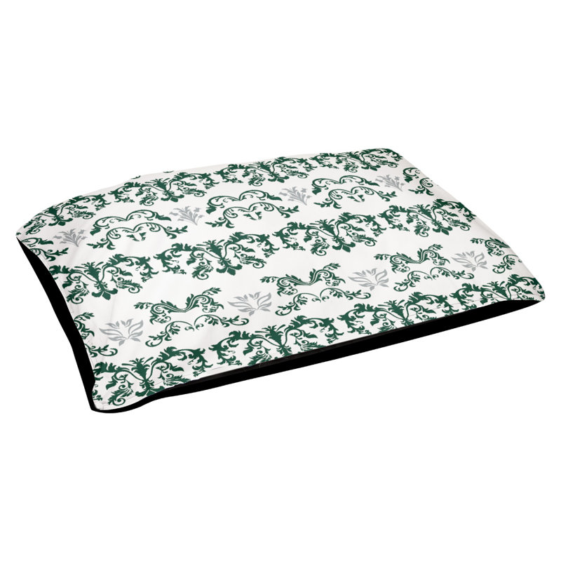 Lit pour chat Houston Houston, Taille petite - L 19,5 po x l 29,5 po, Blanc / vert / gris / noir