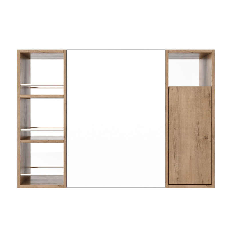 Armoires à pharmacie peu encombrantes avec rangement en contreplaqué moderne pour salle de bain 39,4 po