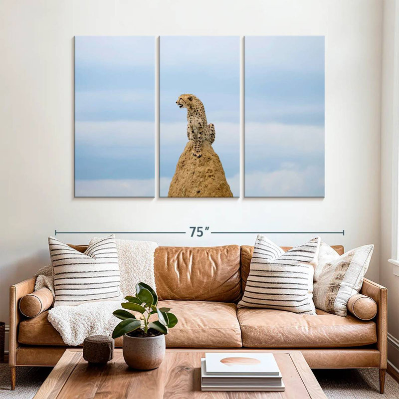 Scouting Wild Cat, 42" H x 65" W