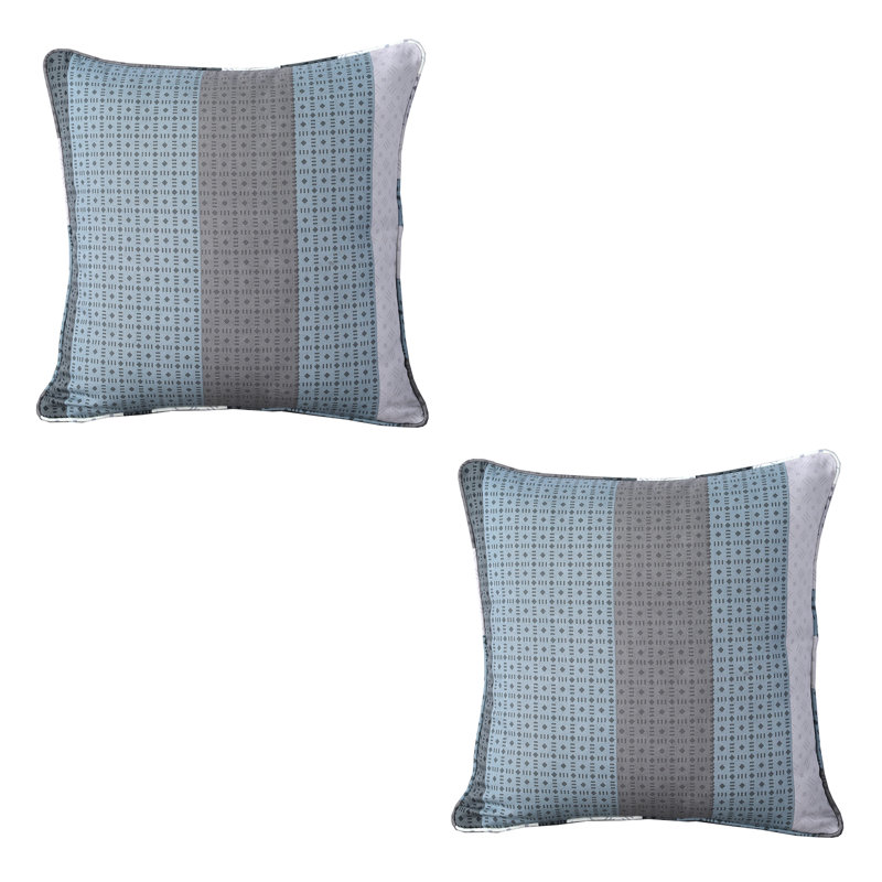 Jacobsen Striped Square Cushion, Grey