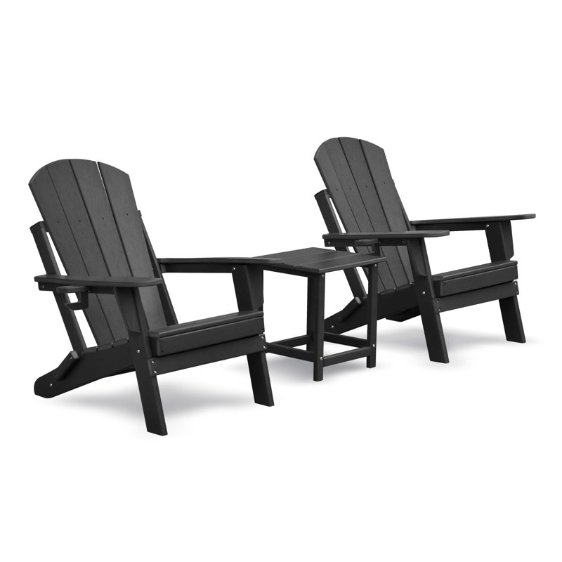 Ensemble de 2 chaises pliantes pour l'extérieur Adirondack