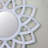 Matte Arched Floral Mirrors Wall Decor 10"-753706645-703629522