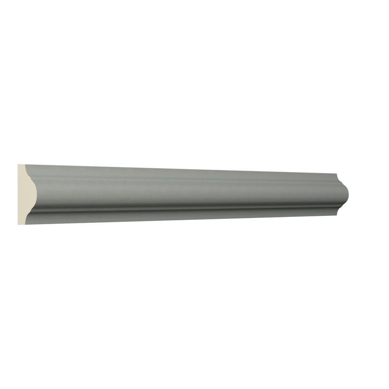 Primed White Polyurethane Wall Panel Moulding, 94.5 in