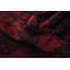 Tapis tribal rouge à motif d'éléphants 5 pi x 6 pi